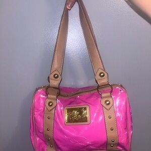 apple bottoms Pink and Tan Women's Bag